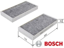 BOSCH 1987432500 Filter für Innenraumluft Innenraumfilter Filter für Renault 