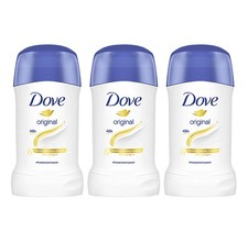 Dove Original Antiperspirant Deodorant Stick 48H Sweat Odor Protection 3-Pack