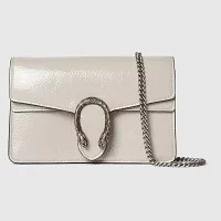 Gucci Dionysus Super Bag Gray Patent Vernis Leather
