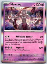 Mewtwo Holo Rare SV: Scarlet & Violet 151 150/165 NM on eBay