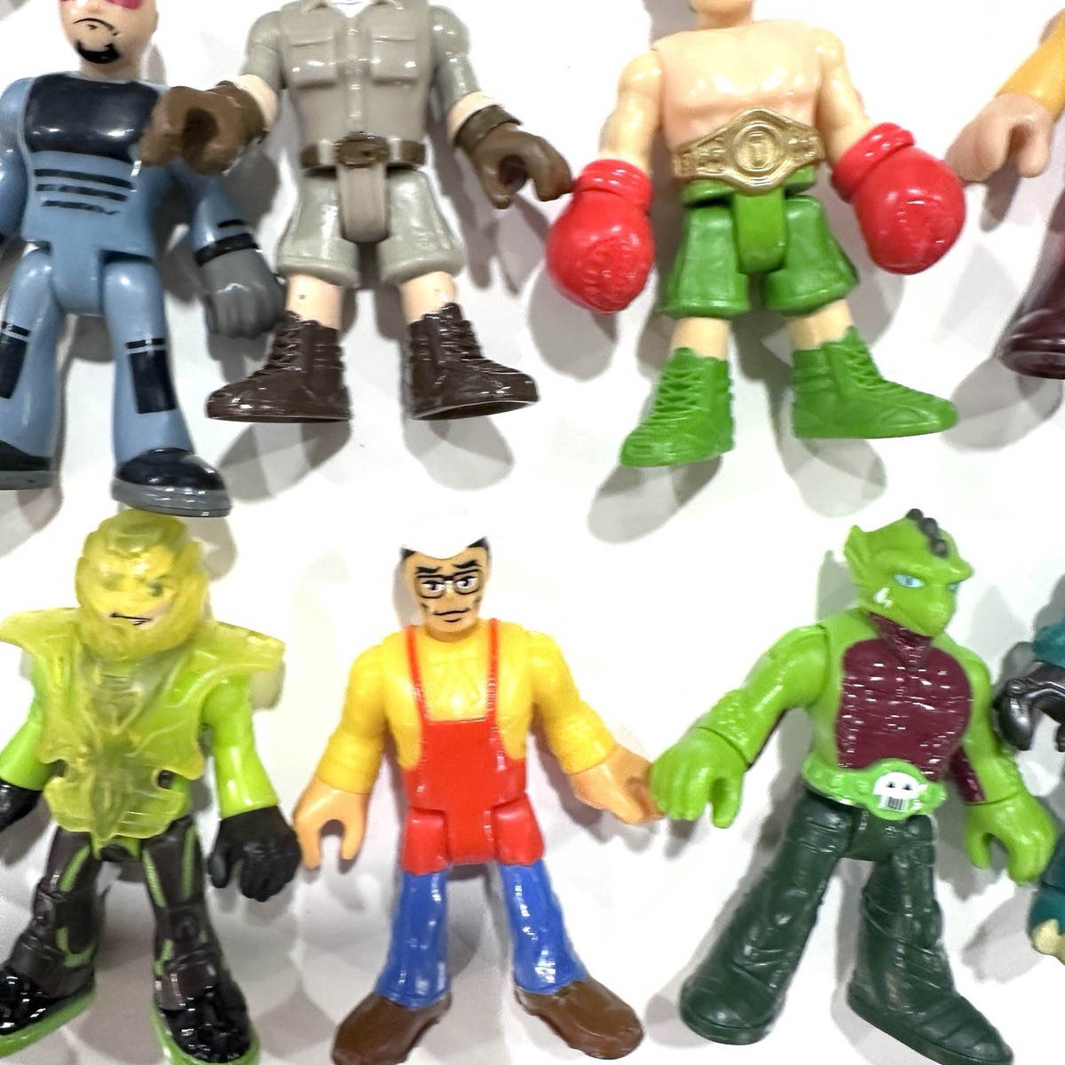 15 Imaginext Toy Figures Mixed Lot Comic Villains Joker Wolfman