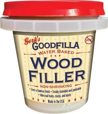 Goodfilla Red Oak, 8 oz, Wood and Grain Filler, Stainable, 8 Oak
