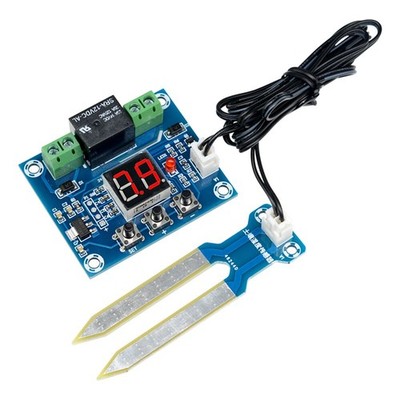 DC 12V Humidity Controller XH-M214 Soil Sensor Irrigation LED Display Module *yt