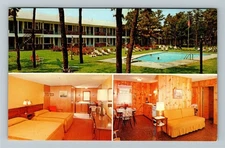 Cape Cod, MA-Massachusetts, Colonial Village Advertising Vintage Postcard