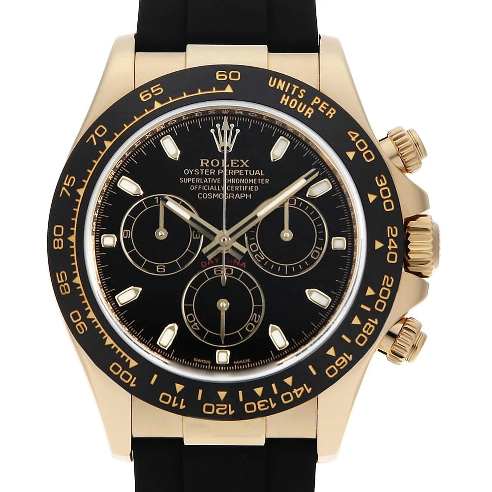 Rolex — ROLEX Cosmograph Daytona 116518LN black Random Number second hand mens