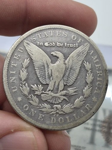 1879-CC Morgan Silver Dollar $1 – Carson City – Very Good VG+