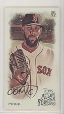 2019 Topps Allen & Ginter Mini Allen & Ginter Logo Back David Price #101 fm0