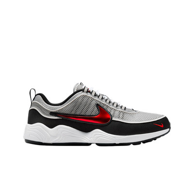 Nike Air Zoom Spiridon Metallic Silver and Sport Red 2024 HF9117-001 Authentic