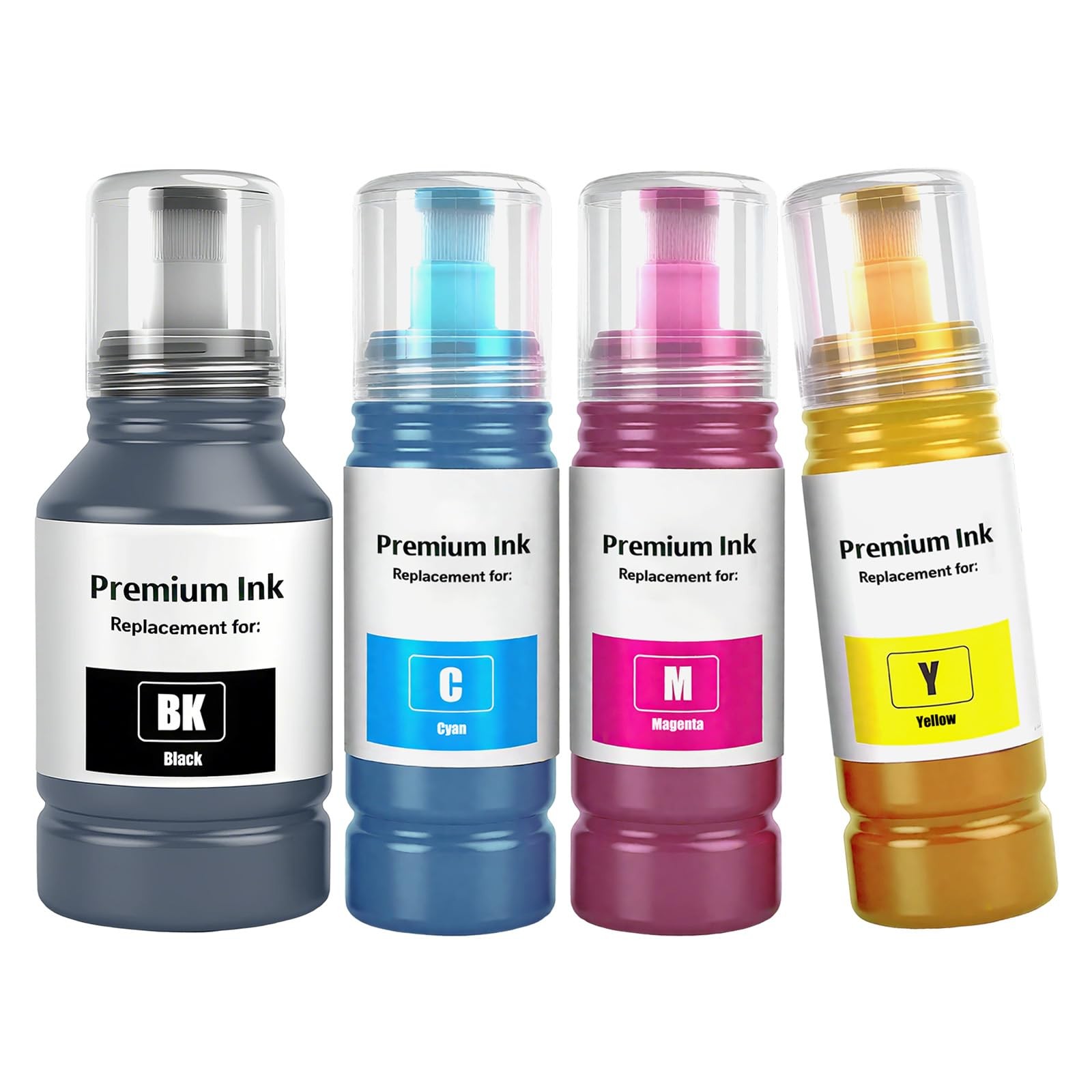 Bouteilles d'encre E102 4 couleurs pour imprimer vos dossiers professionnels à la maison