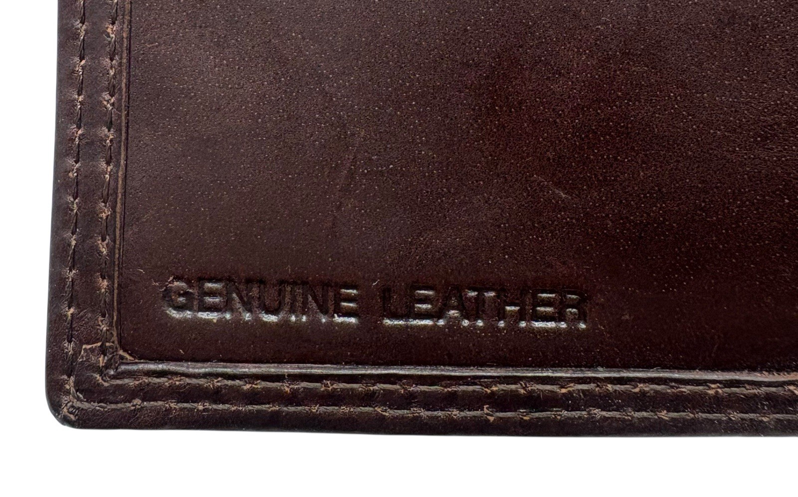 LSU Tigers Genuine Leather Secretary Wallet-Tall/Roper in Dark Brown-Enmon-New
