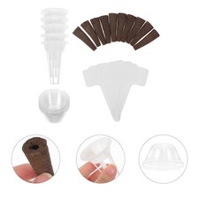 15 Pcs Hydroponic Grow Basket Kit Plant Pot and Humidity Dome Set 0.53 per sponge