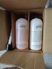 Philosophy Amazing Grace Shampoo Bath  Shower Gel  Firming Body Emulsion New