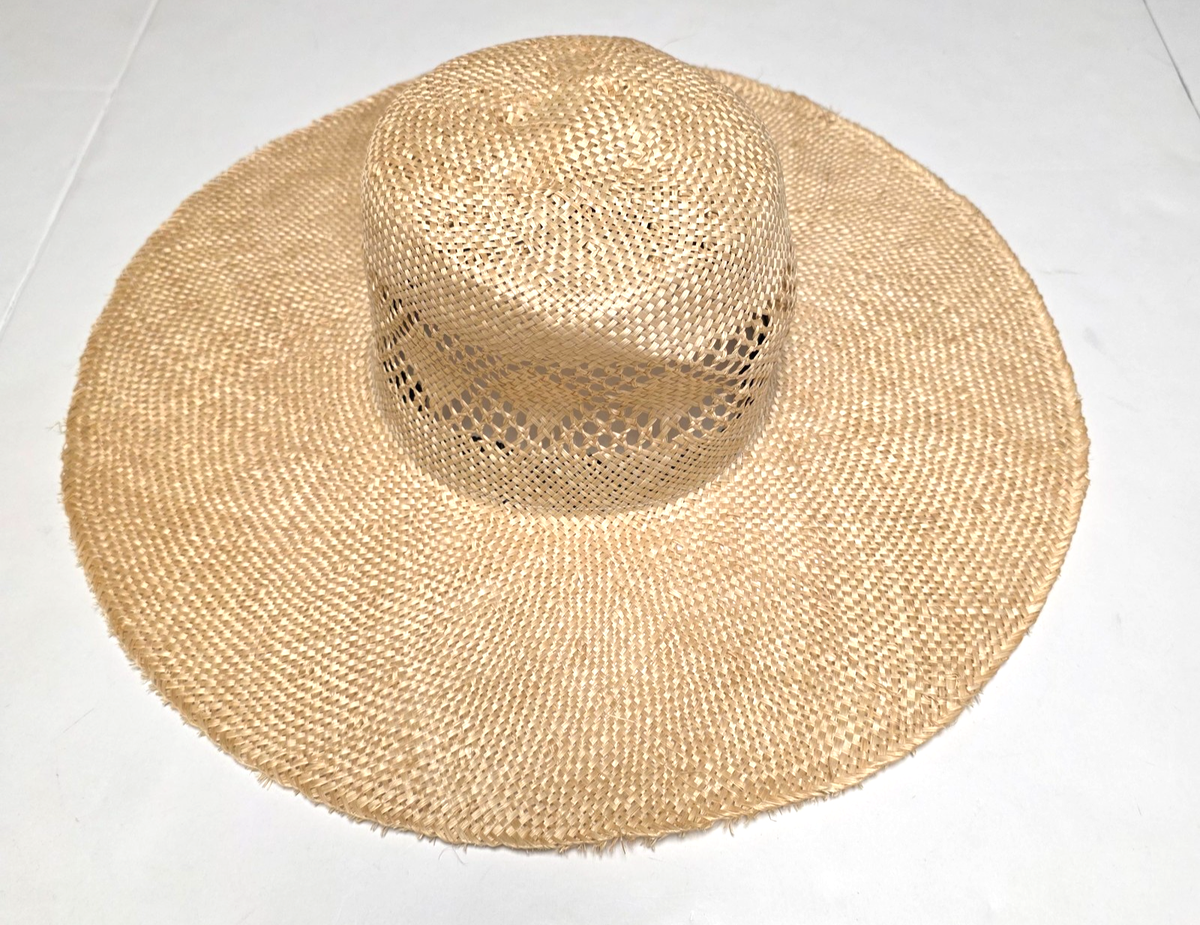 BROOKES BOSWELL つば広　麦わら帽子【19】 New $187 Brookes Boswell STRAW Optimo Diamond Weave Panama Hat
