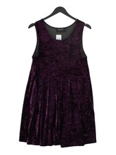 MinkPink A-Line Midi Dress S in Purple