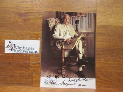 Original autograph Lukas Ammann (1912-2017 Swiss actor) The Fa 239899