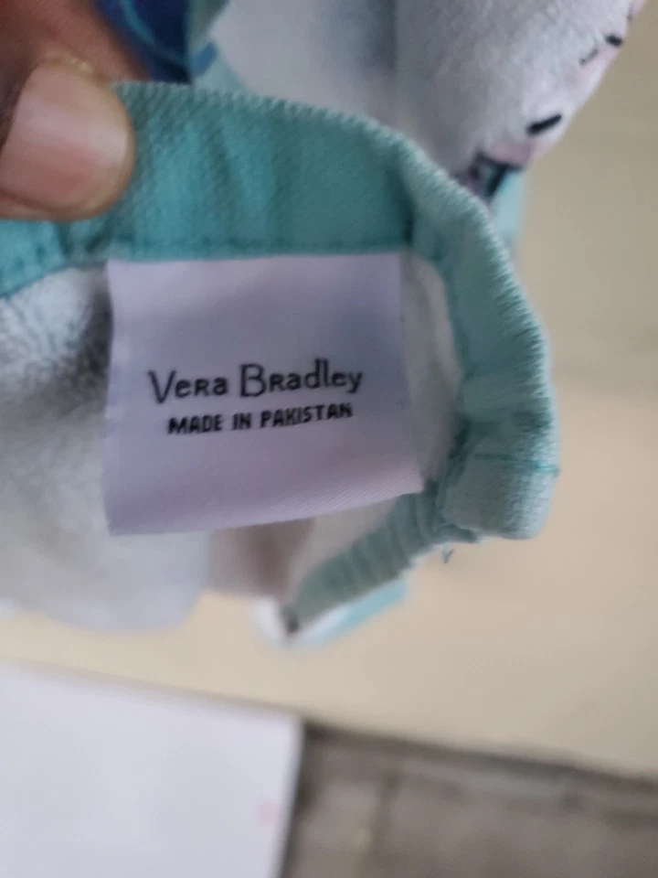 Toalla de Playa Vera Bradley TROPICAL PARA Rosa FIRMA RETIRADA RARA Foto 4 de 4