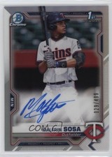 2021 Bowman Chrome Prospect Refractor 29/499 Malfrin Sosa #CPA-MS Auto 0q4s