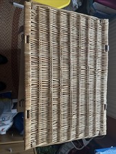 Large Fortnum and Mason F&M Wicker Hamper Basket 58cm X 38cm X 38cm