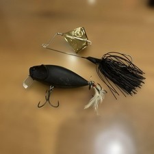 RAID JAPAN Master Blaster & Scratch Topwater Lures Plastic Black 3.9in