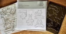 CTMH Z3207 THIN CUTS  C1638 SPRING CRITTERS  Bunny, Frog, BANNERS, Fox, Chick