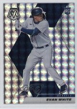 2021 Panini Mosaic Rookie Mosaic Prizm Evan White #208 8em