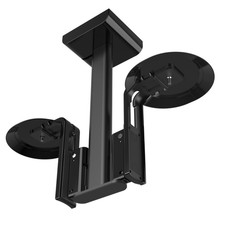 FLEXSON Ceiling Mount for Two Sonos ERA 100 (Black, Pair)