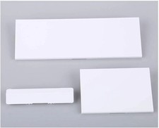 New White 3 Piece Nintendo Wii Console Top Door Lid Replacement Card Slot Cover