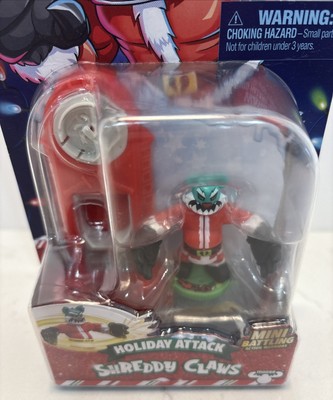 AKEDO Holiday Attack Shreddy Claws Mini Battling Exclusive To