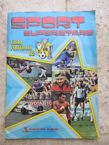 VINTAGE PANINI ALBUM SPORT SUPERSTARS EURO FOOTBALL 82 MARADONA HINAULT 223/360