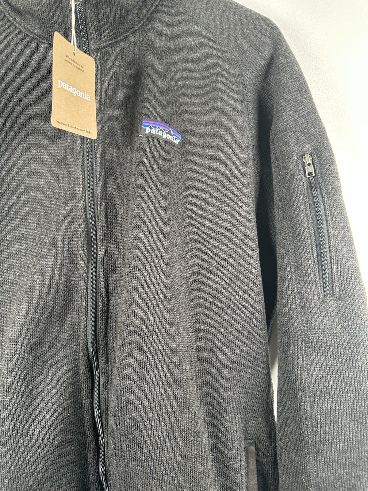 Patagonia Better Sweater Jacket Full Zip Black Women’s Fleece STY25543 Sz XL NWT thumbnail 4