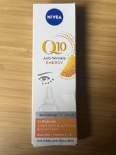 NIVEA Q10 Anti-Wrinkle Energy Revitalising Eye Cream (15 ml) Fast-Absorption-New