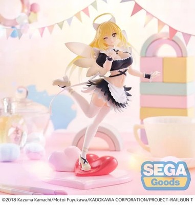 A Certain Scientific Railgun Luminasta Misaki Shokuhou Fallen Angel Maid Figure