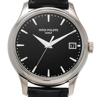 PATEK PHILIPPE Calatrava 5227G-010 Men Black White Gold Automatic #W061