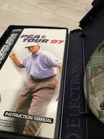 PGA Tour 97 PAL Game for Sega Saturn Complete Set in BIG BOX