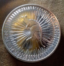 1oz .9999  Silver Coin - 2020 Perth Mint - Kangaroo 