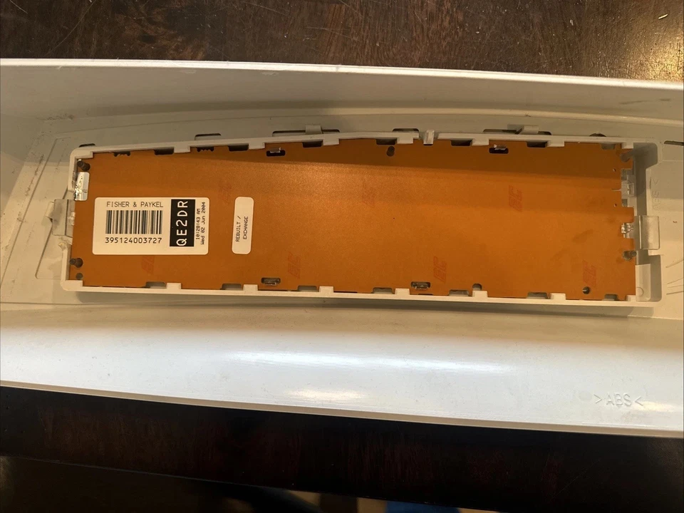 Panel de control de secadora Fisher & Paykel, 395262 395123 426819 421098P 395124P Foto 3 de 3