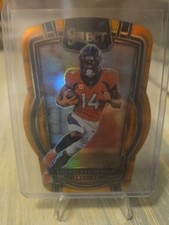 2022 Panini Select Club Level Orange Prizm Die-Cut 270 Courtland Sutton 119/199!