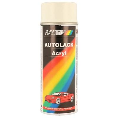 Motip 45660 White Acrylic Car Spray Paint 400ml Diamond White Ford Honda Nissan