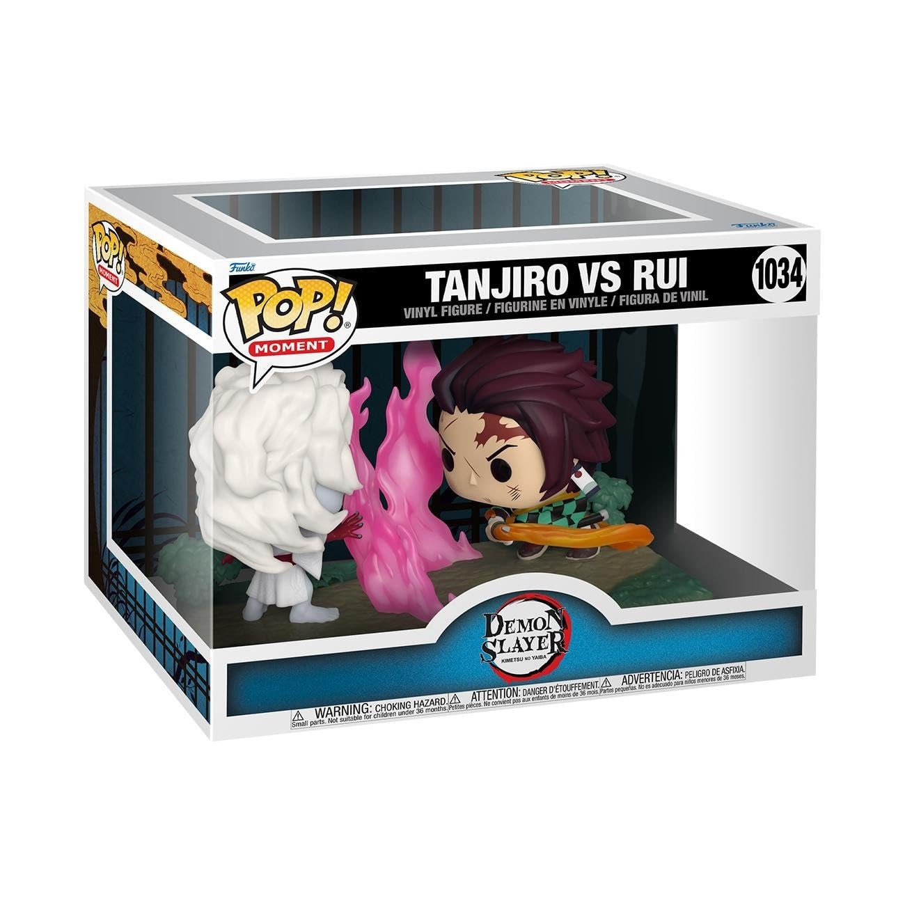 Funko Multicolore Pop! Demon Slayer Movie Moment: Tanjiro Vs Rui - Immagine 2