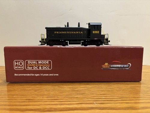 Escala HO Broadway Limited SW7 PRR #9392 Fase 2 DCC y Paragon 2 Sonido Equipado | Condition: Used