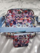 Tokidoki Kawaii Character Print Crossbody Bag with Wallet