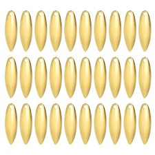 PATIKIL Fishing Lure Blades 1x0.3" Pack of 50 for Willow Leaf Lure Making DIY, G