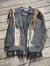 VINTAGE THOMPSON TWINS LEATHER BAND JACKET TOUR OF FUTURE DAYS JOHNSONS MEX TEX
