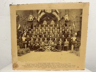 Foto Bild 4. Escadron Kürassier Regiment Militärisch Reserve Dienstzeit