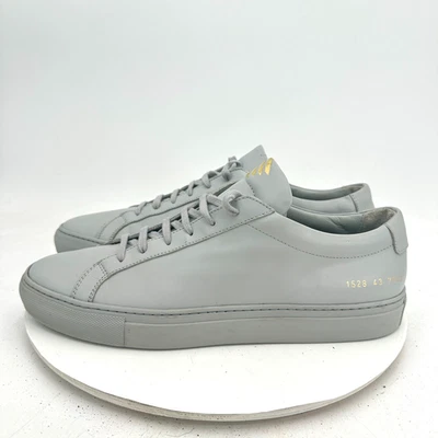 Common Projects Achilles Low Size EU 43 Men 10 Light Grey Leather Casual Shoes - Image 1 of 4