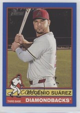 2025 Topps Heritage Dark Blue Border Eugenio Suarez Eugenio Suárez #223 16o7