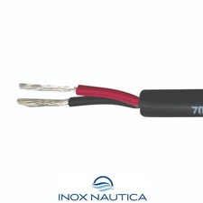 CAVO ELETTRICO MARINO BIPOLARE STAGNATO 2x1,5mm² NERO / ROSSO BARCA NAUTICA