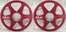 One Pair 10.5'' red AKAI Tape reel High Quality Aluminum Take Up Reel