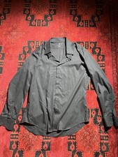 Uniqlo Men's Black Non-Iron Slim Fit Cotton Long Sleeve Dress Shirt XL