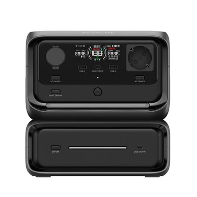 EcoFlow RIVER 3 Max - Portable Powerstation - 600 Watt / 572 Wh by